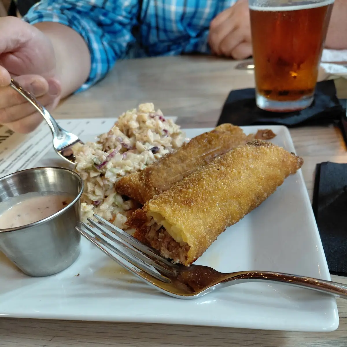 Pulled Pork Egg Rolls