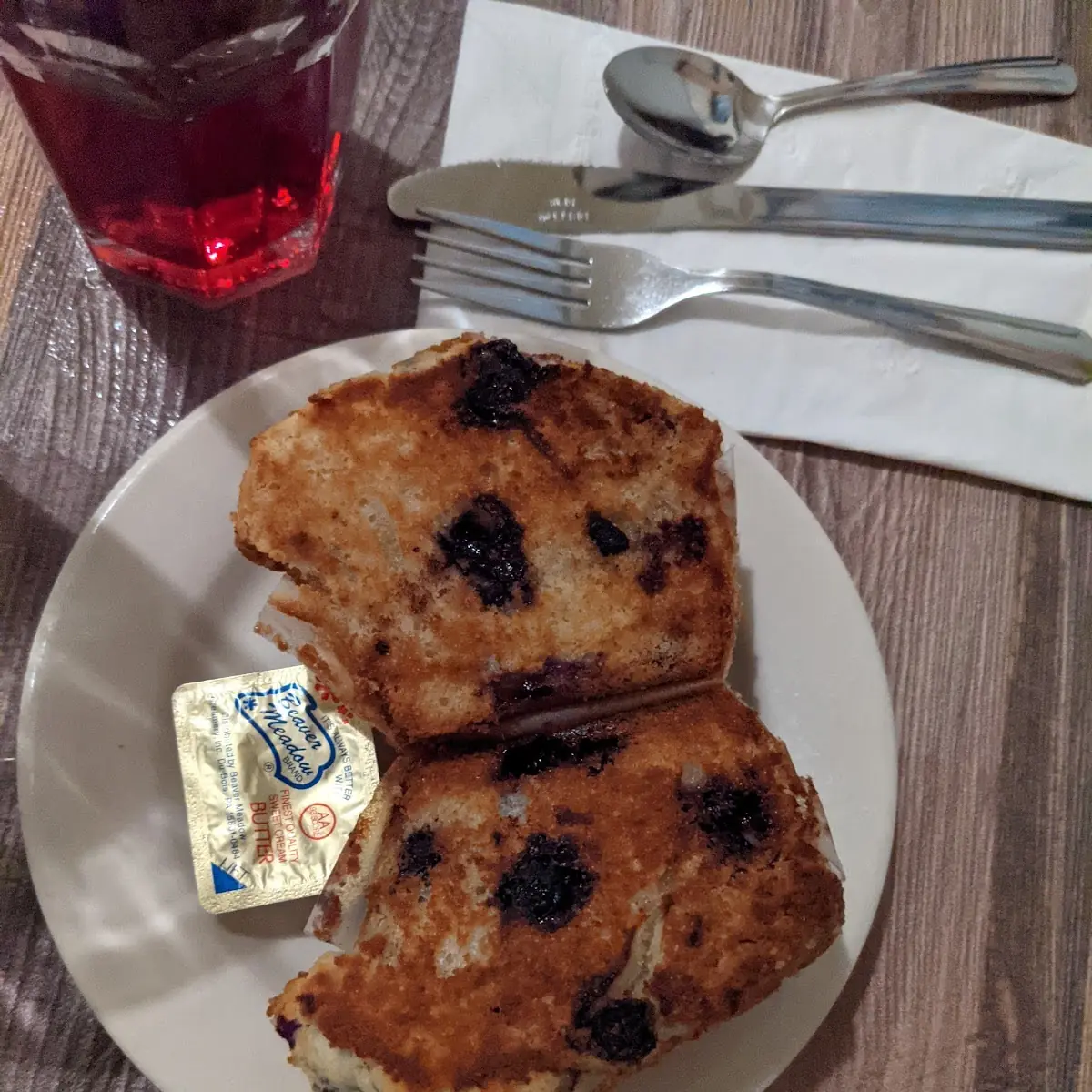 Grilled Blueberry Muffin