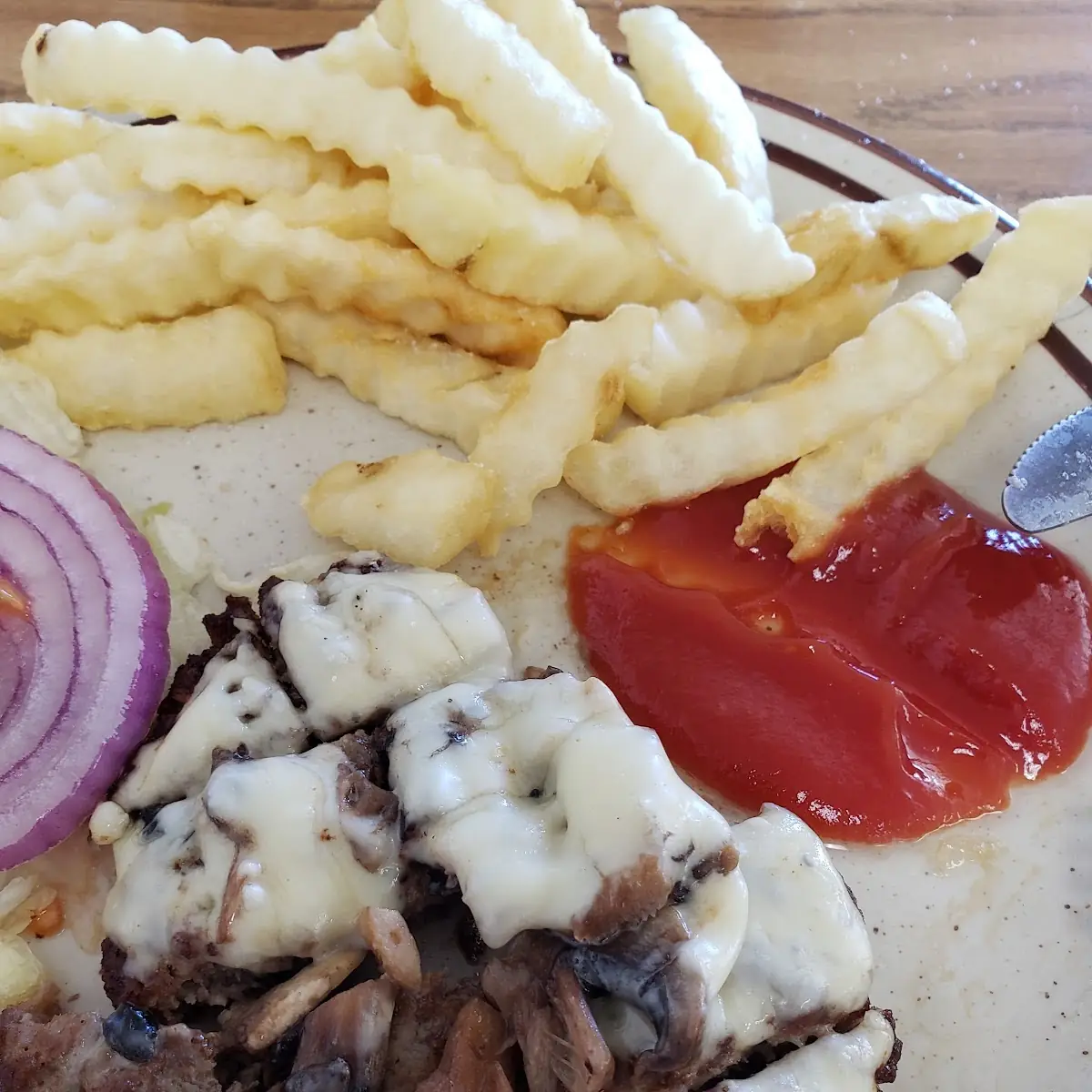 Mushroom Swiss Burger