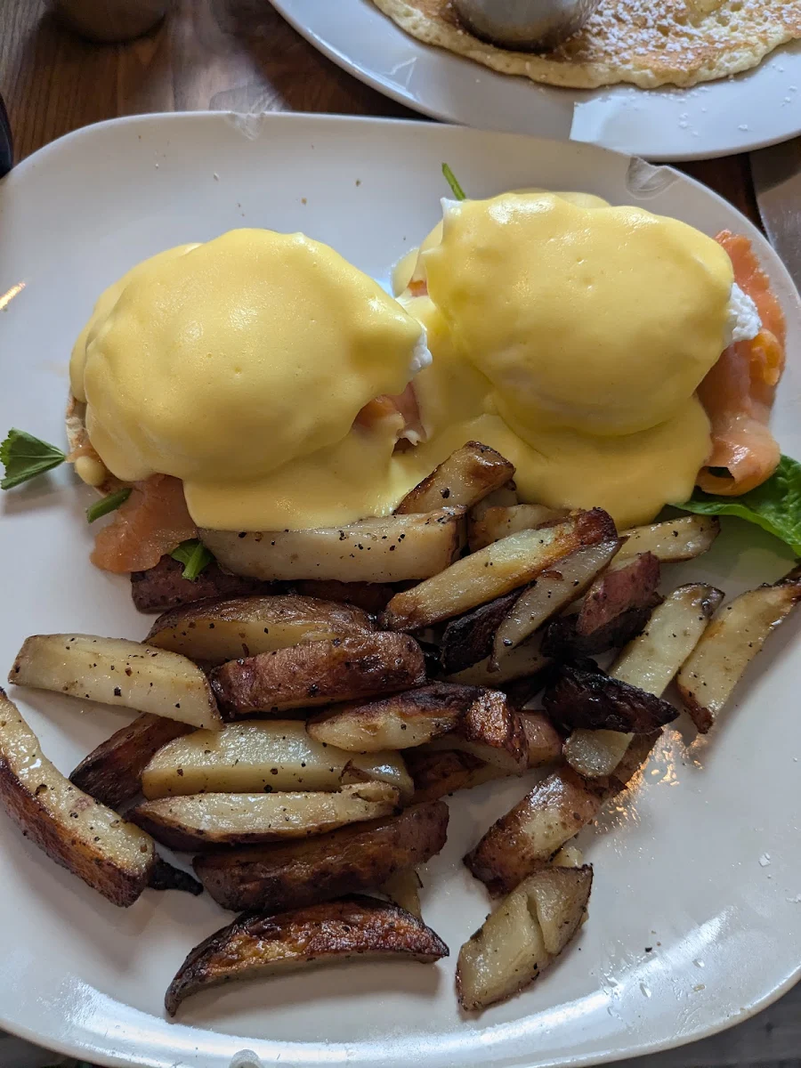 Eggs Benedict with Breakfast Potatoes