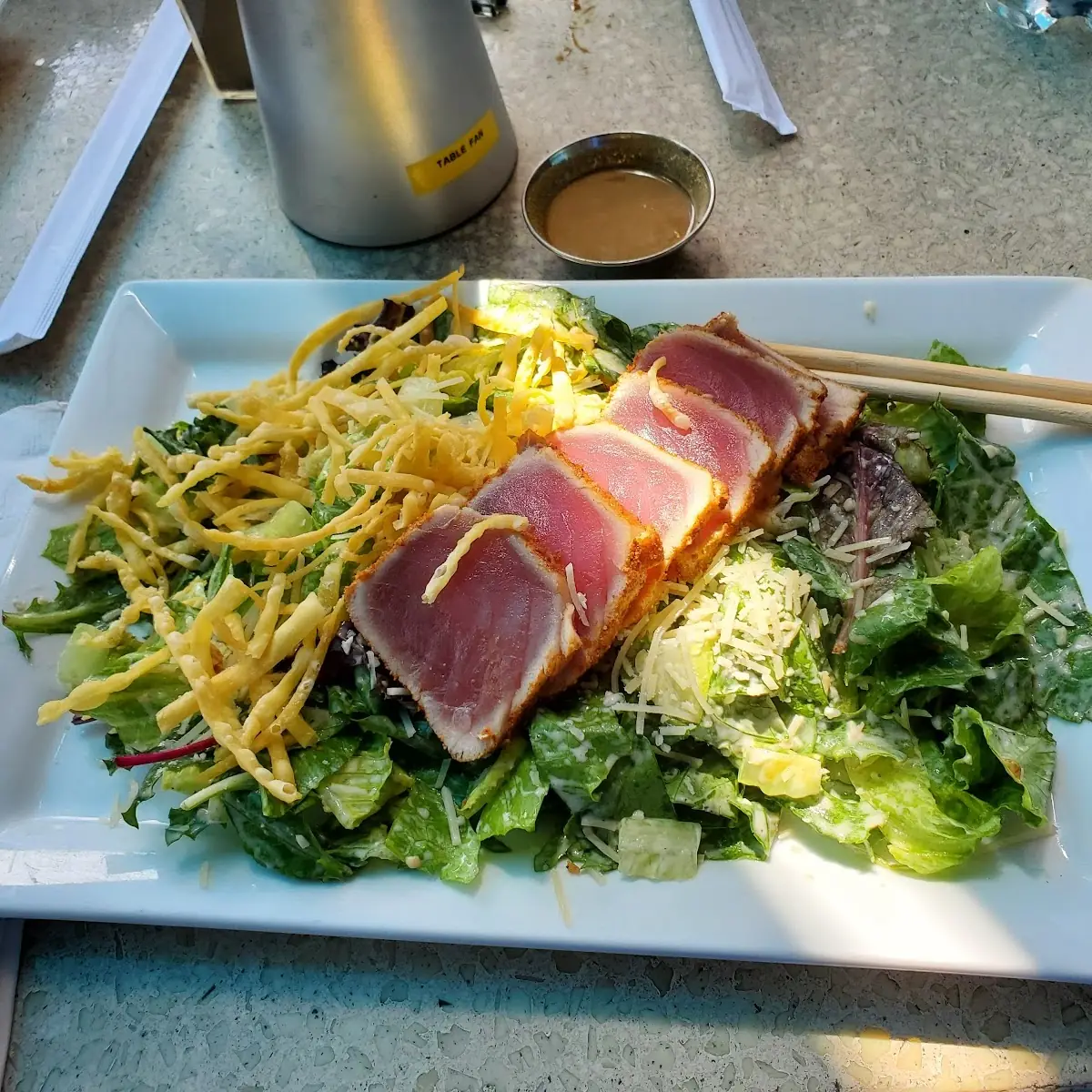 Seared Ahi Caesar Salad