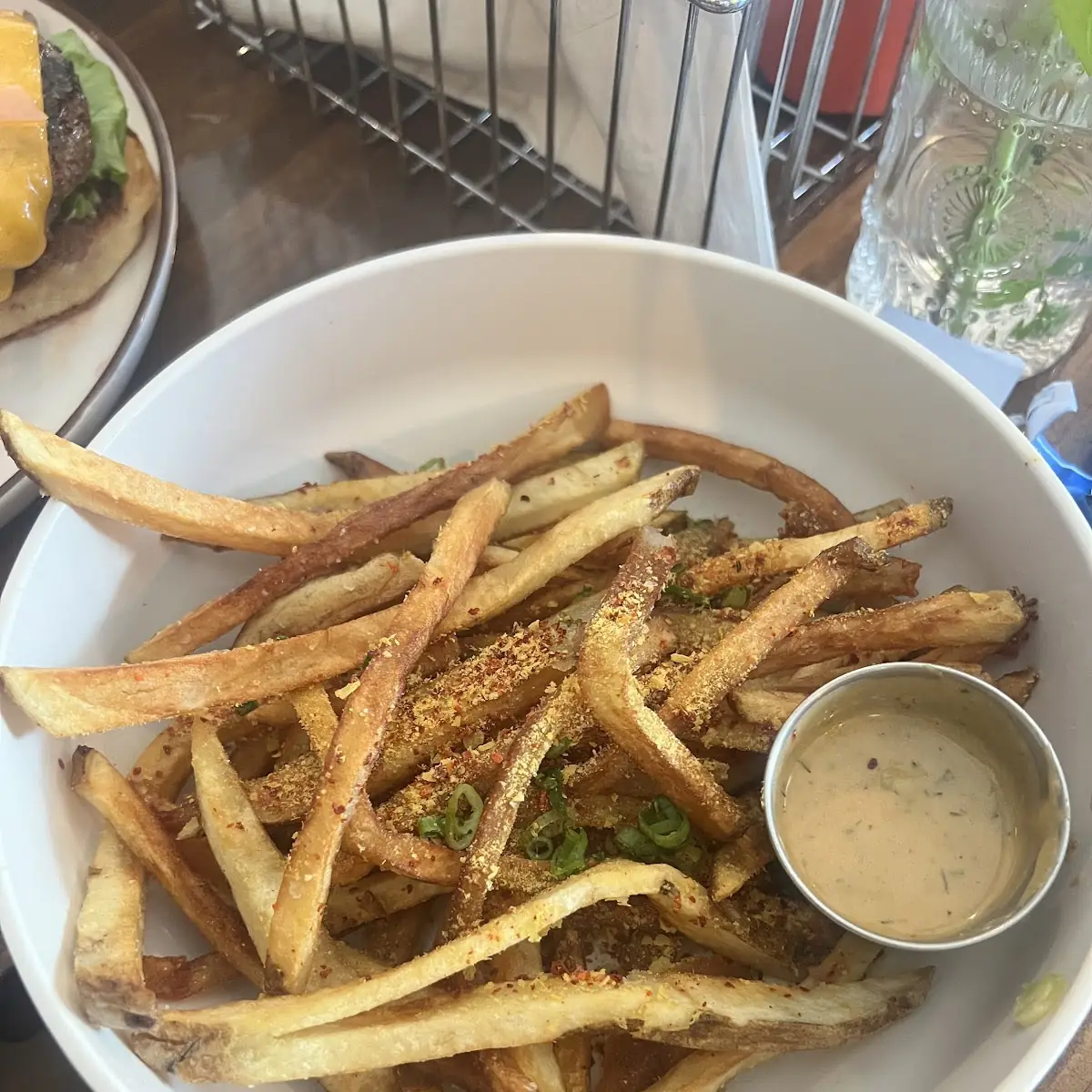 Hand Cut Fries with Vegan Mayo