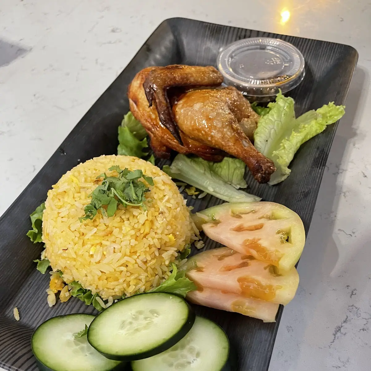 Hand-Fried Chicken Cơm GÀ Chiên Xối MỠ