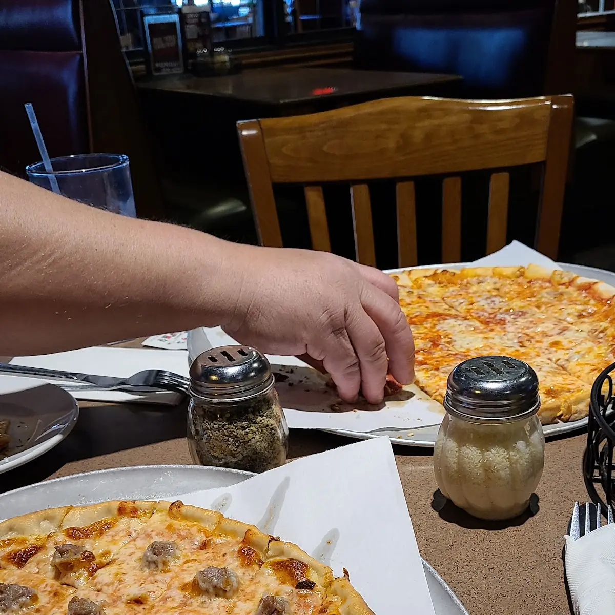 Pepperoni and Sausage Pizza