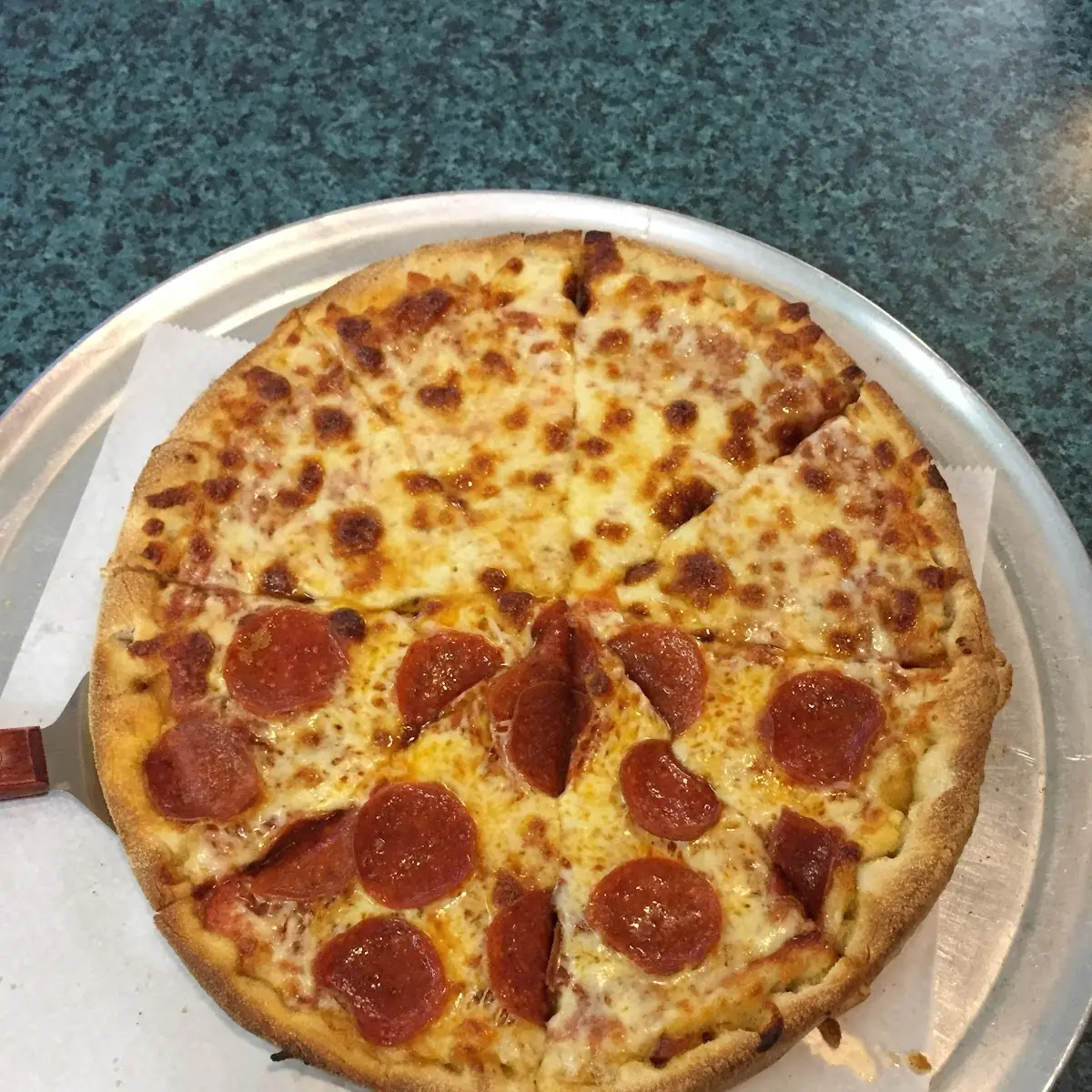 Cheese and Pepperoni Pizza