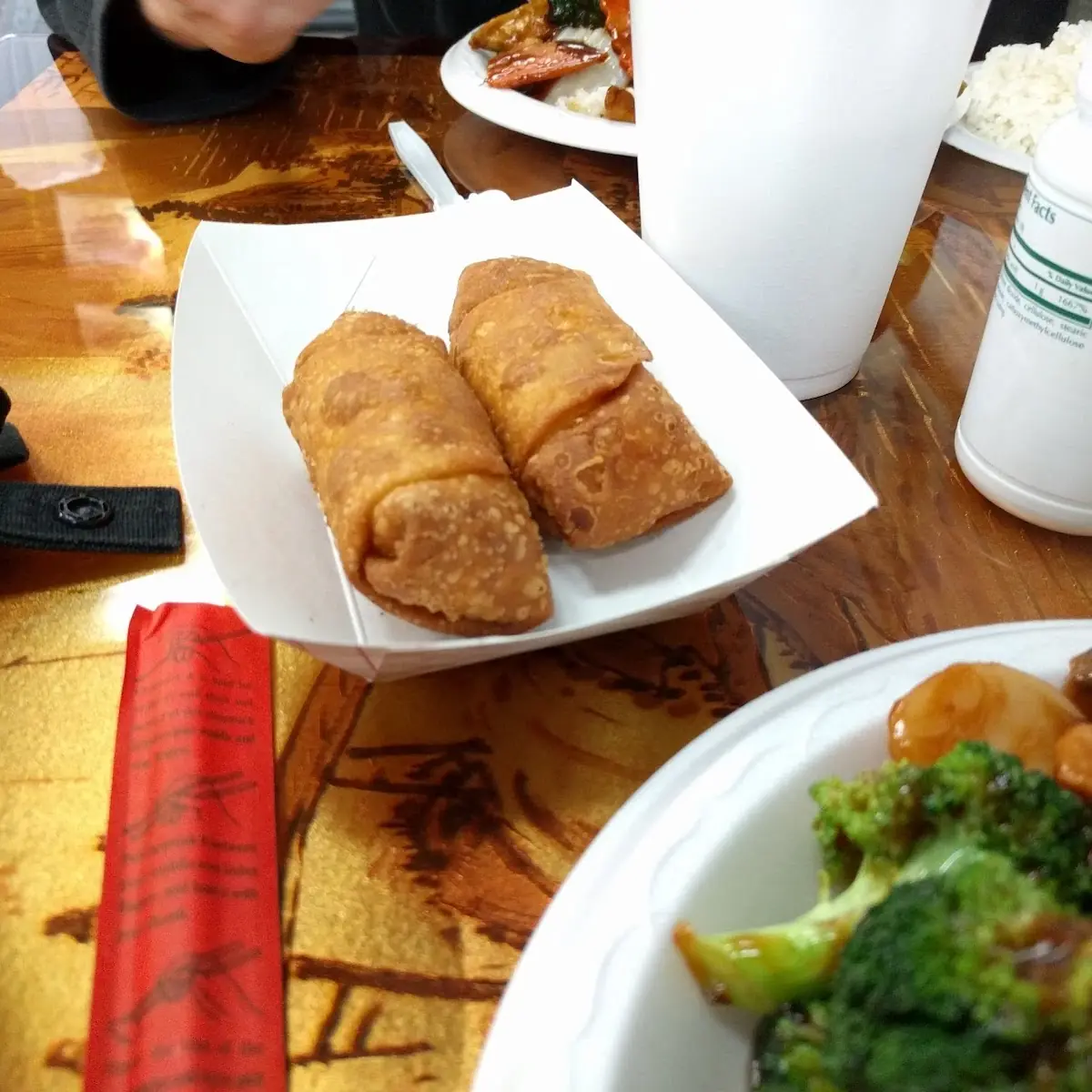 Roast Pork Egg Roll