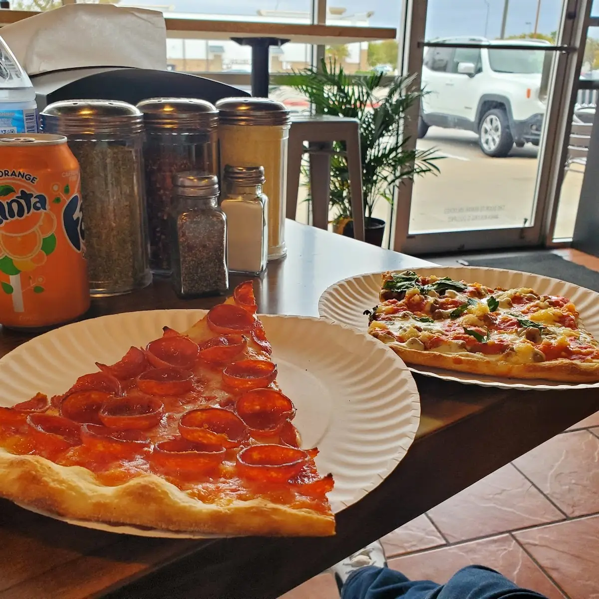 Pepperoni and Lasagna Pizza Slices
