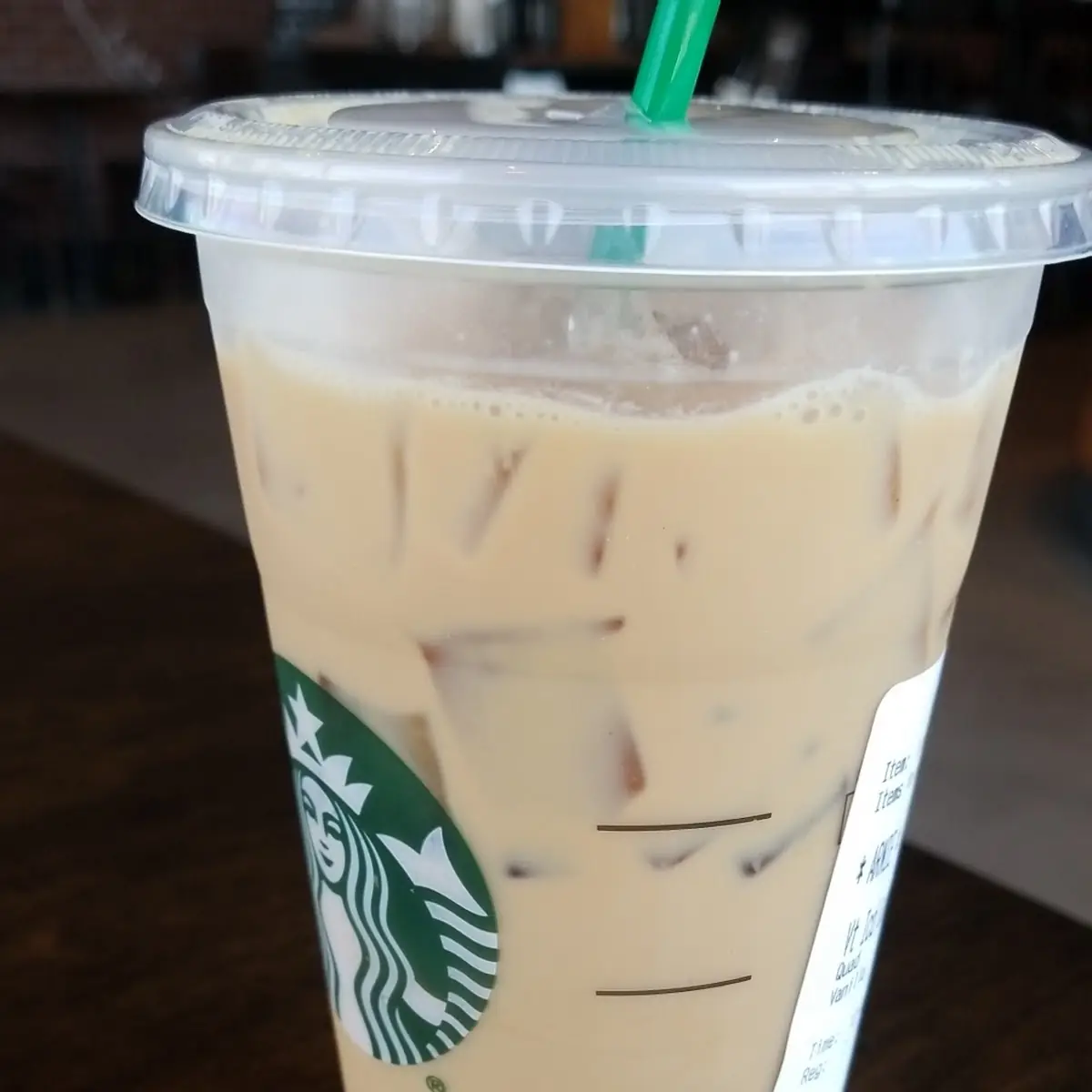 Venti Iced Vanilla Latte