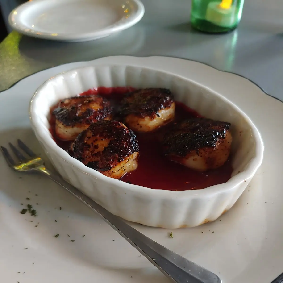 Blackened Scallops