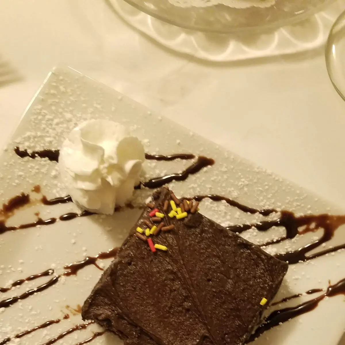 Chocolate Brownie a La Mode