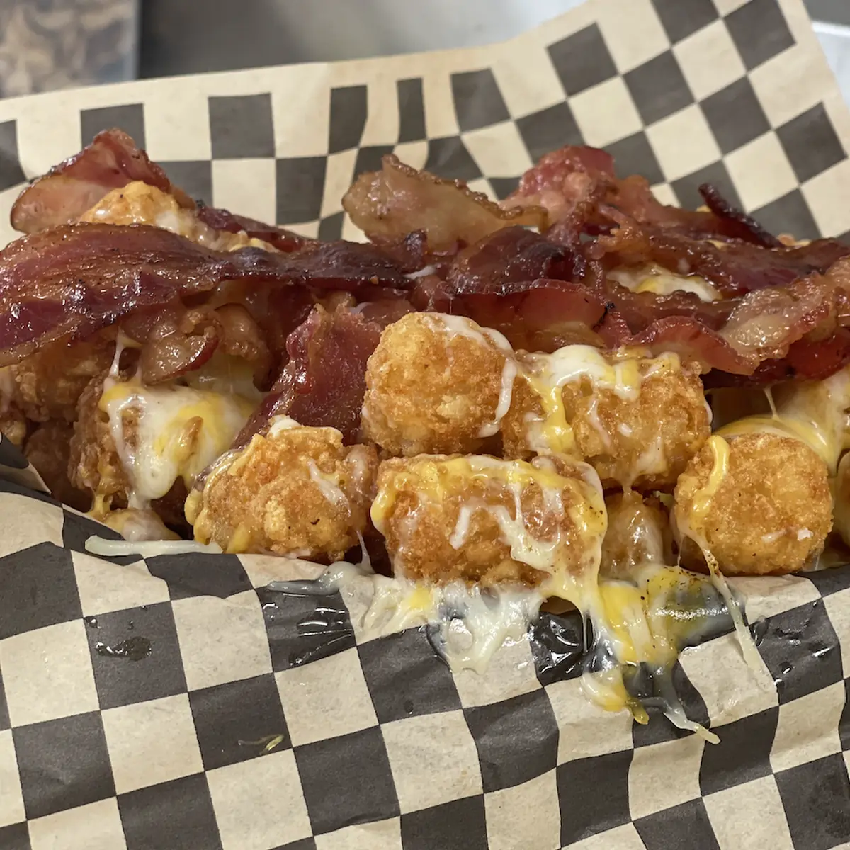 Loaded Tots Additional Pork or Bacon 3 00