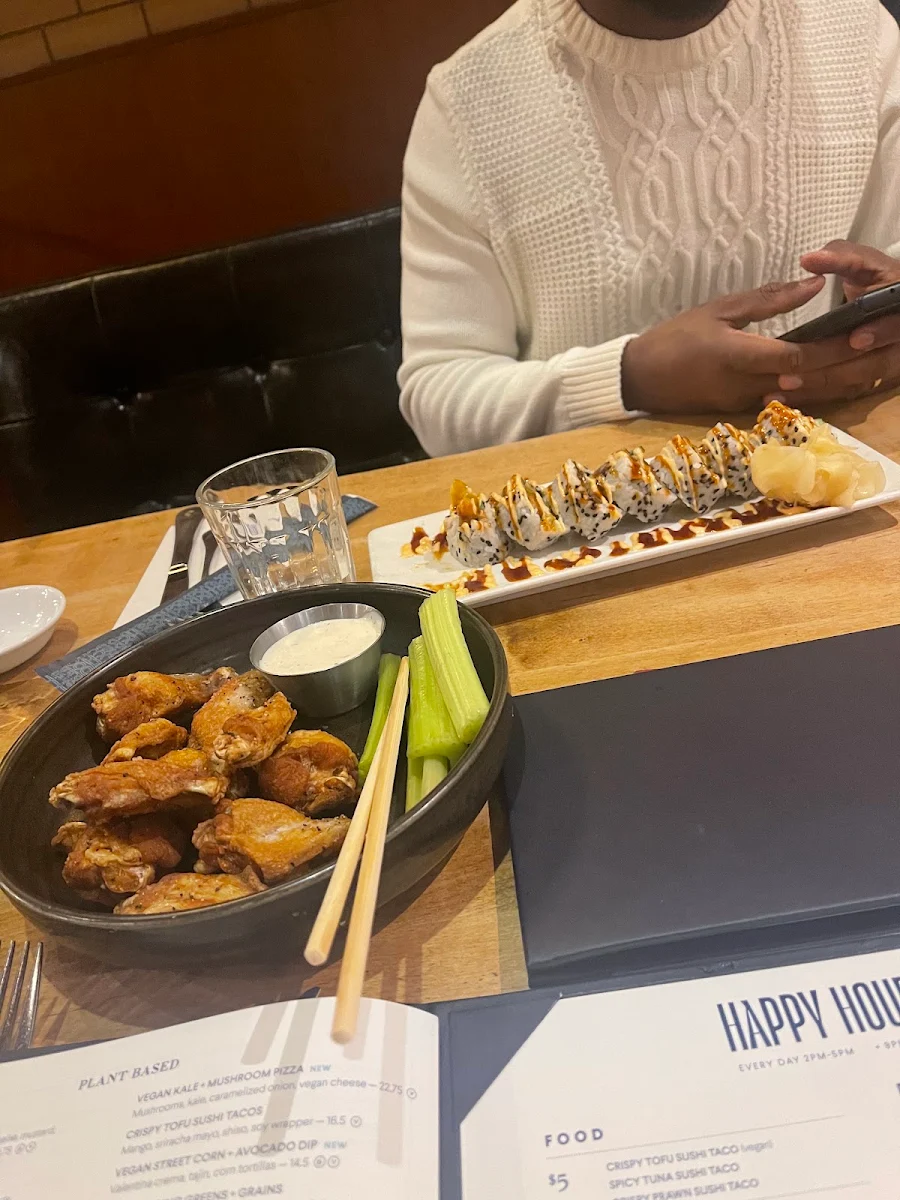 4oz Sirloin + Crispy Tuna Sushi