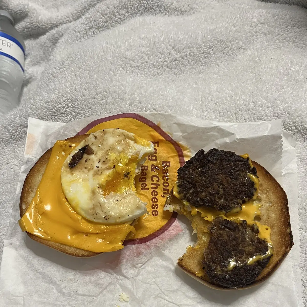 Steak Egg Cheese Bagel