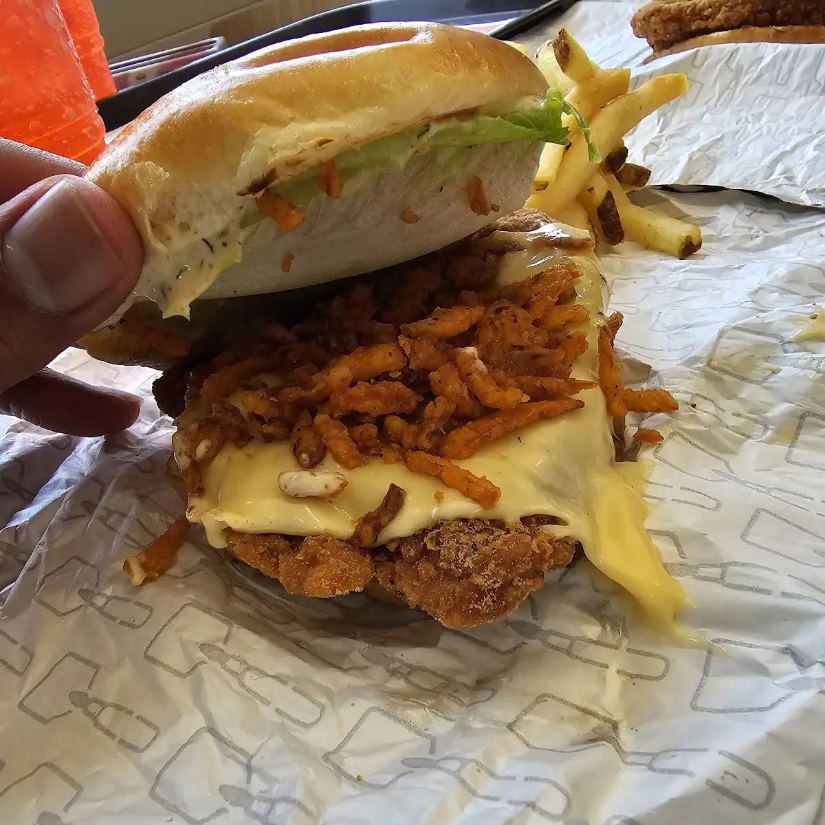 Ghost Pepper Chicken Sandwich Combo