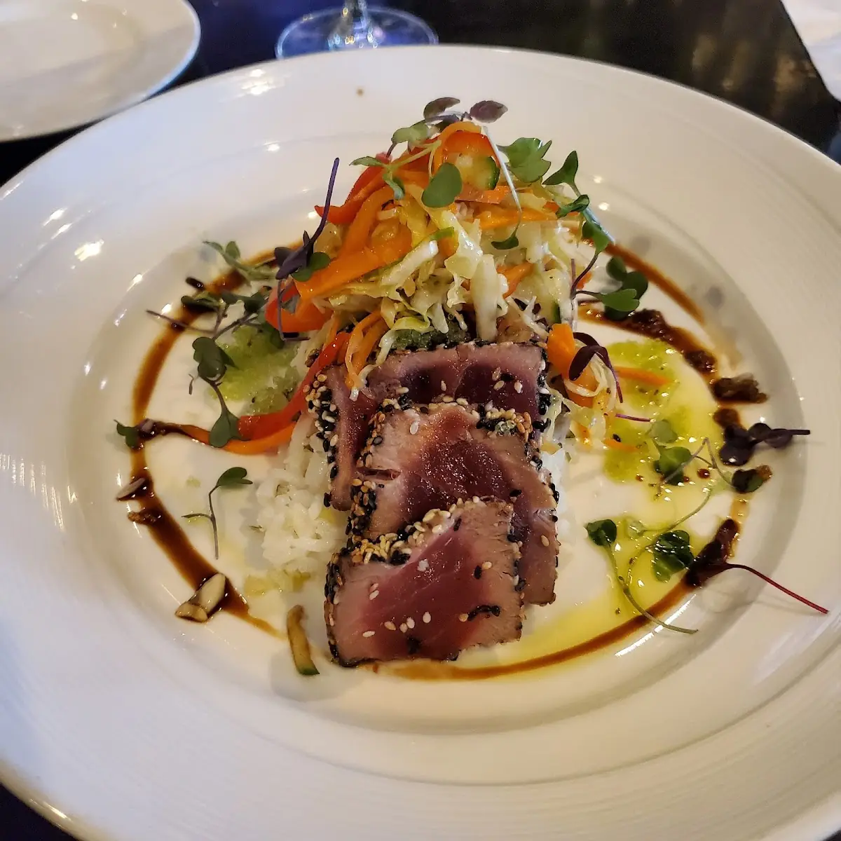 Pan Seared Yellowfin Tuna