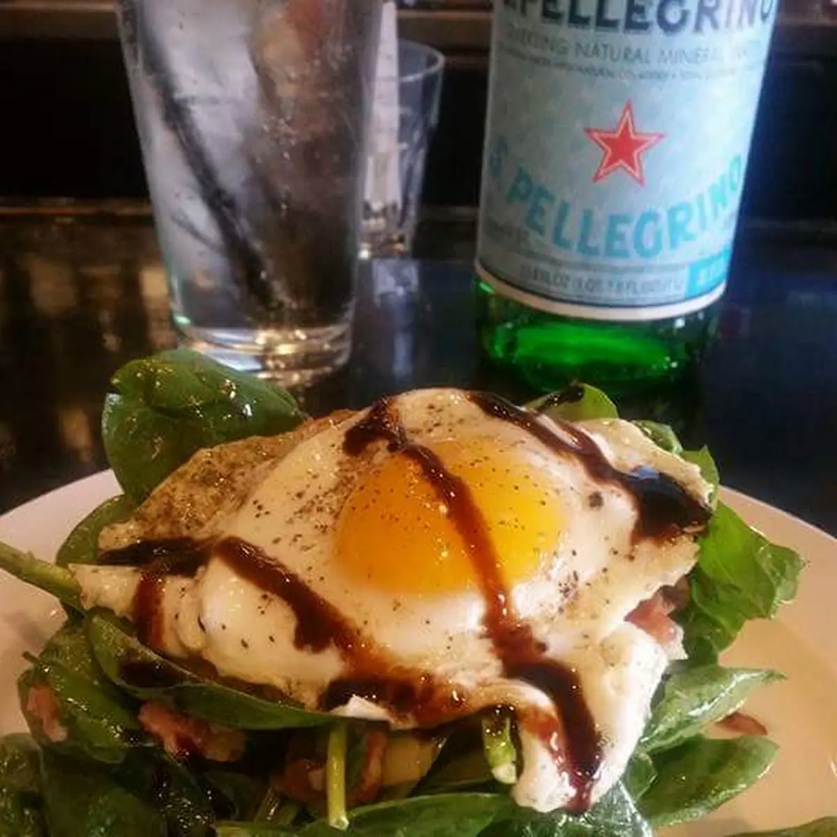 Warm Spinach Salad