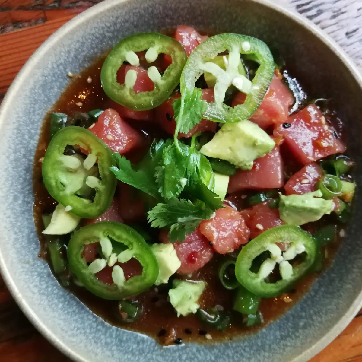Ahi Tuna Poke Rice Bowl