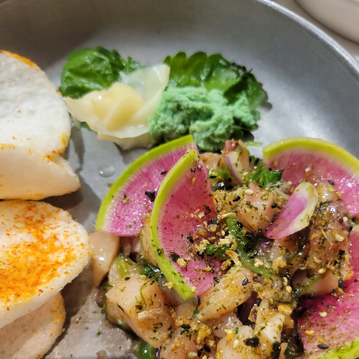 Yellowtail or Tuna Poke