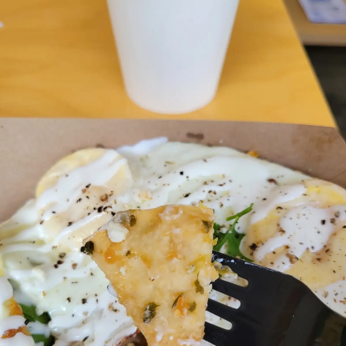 Chilaquiles with an Egg on Top