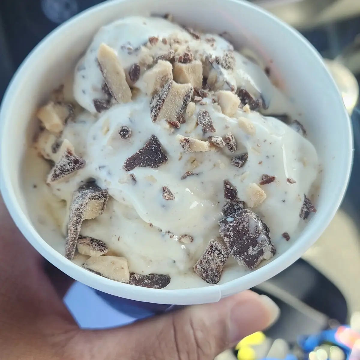 Vanilla Shake with Heath Bar