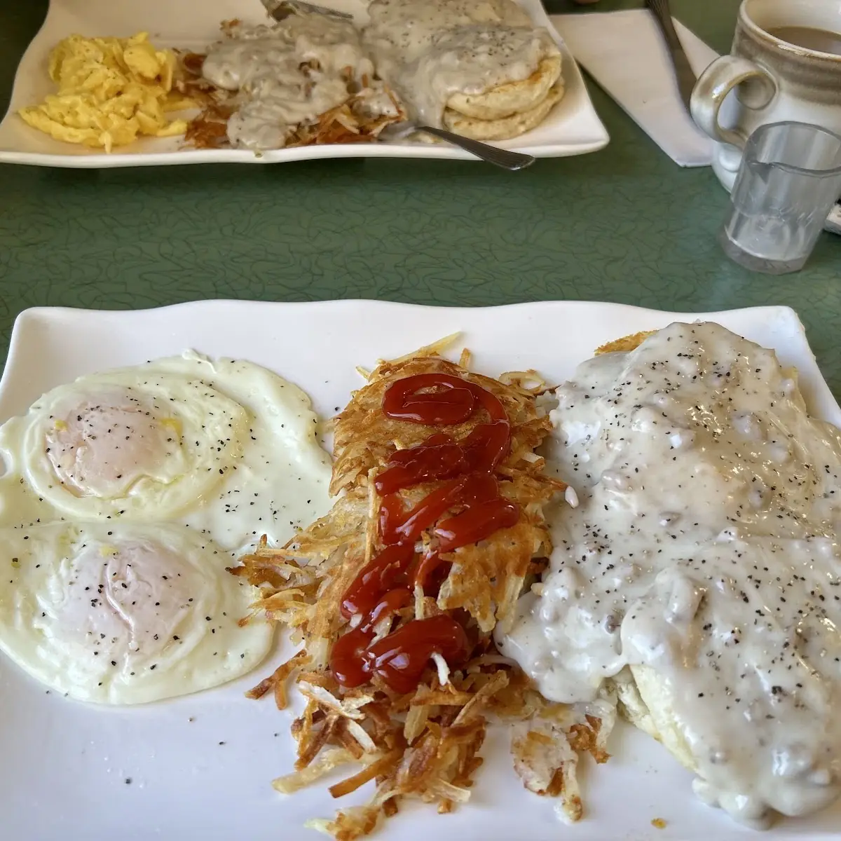 Biscuit Gravy & Eggs
