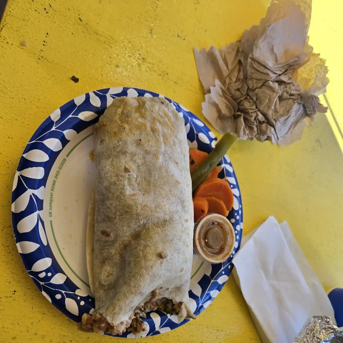 Ground Beef Burrito