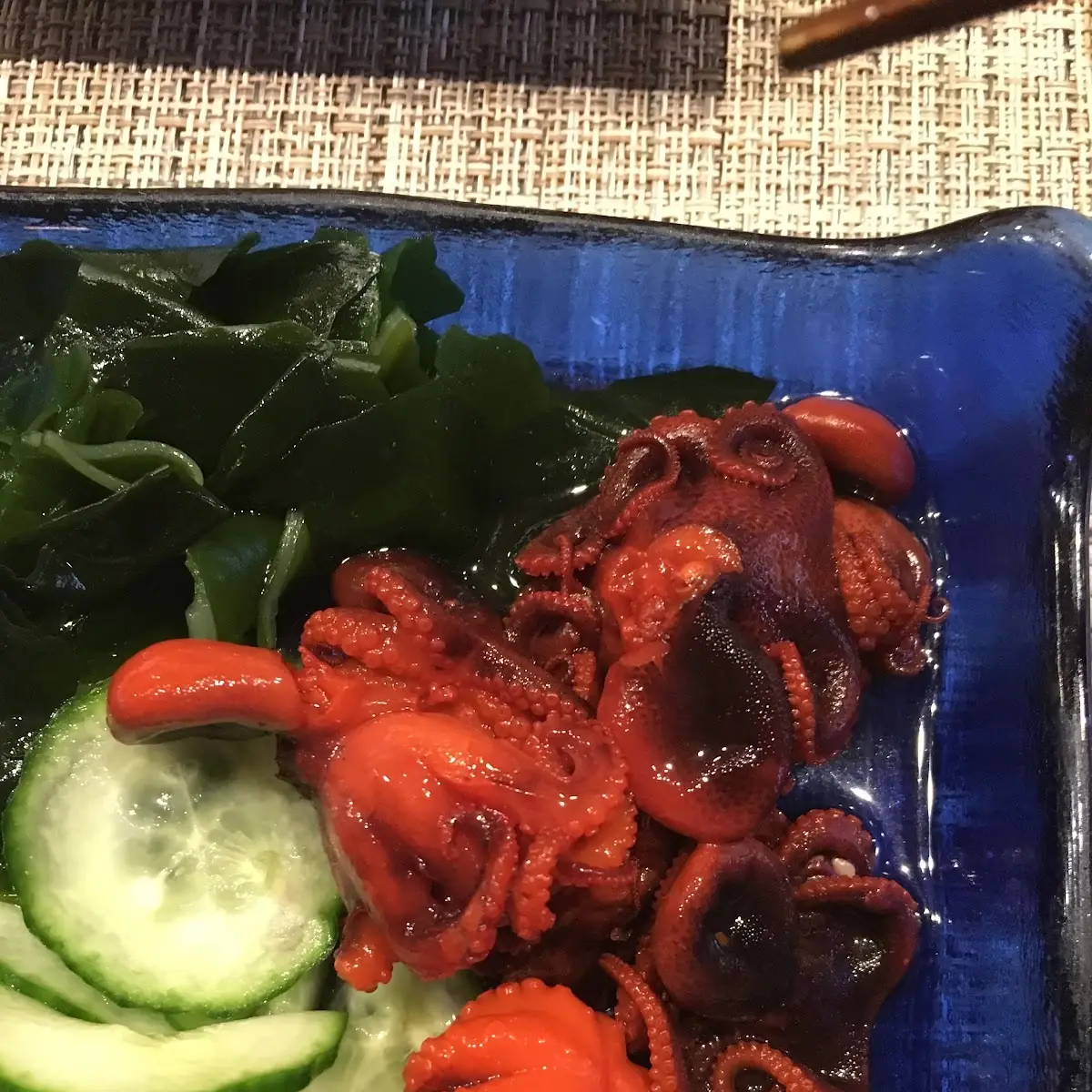 Baby Octopus Sunomono