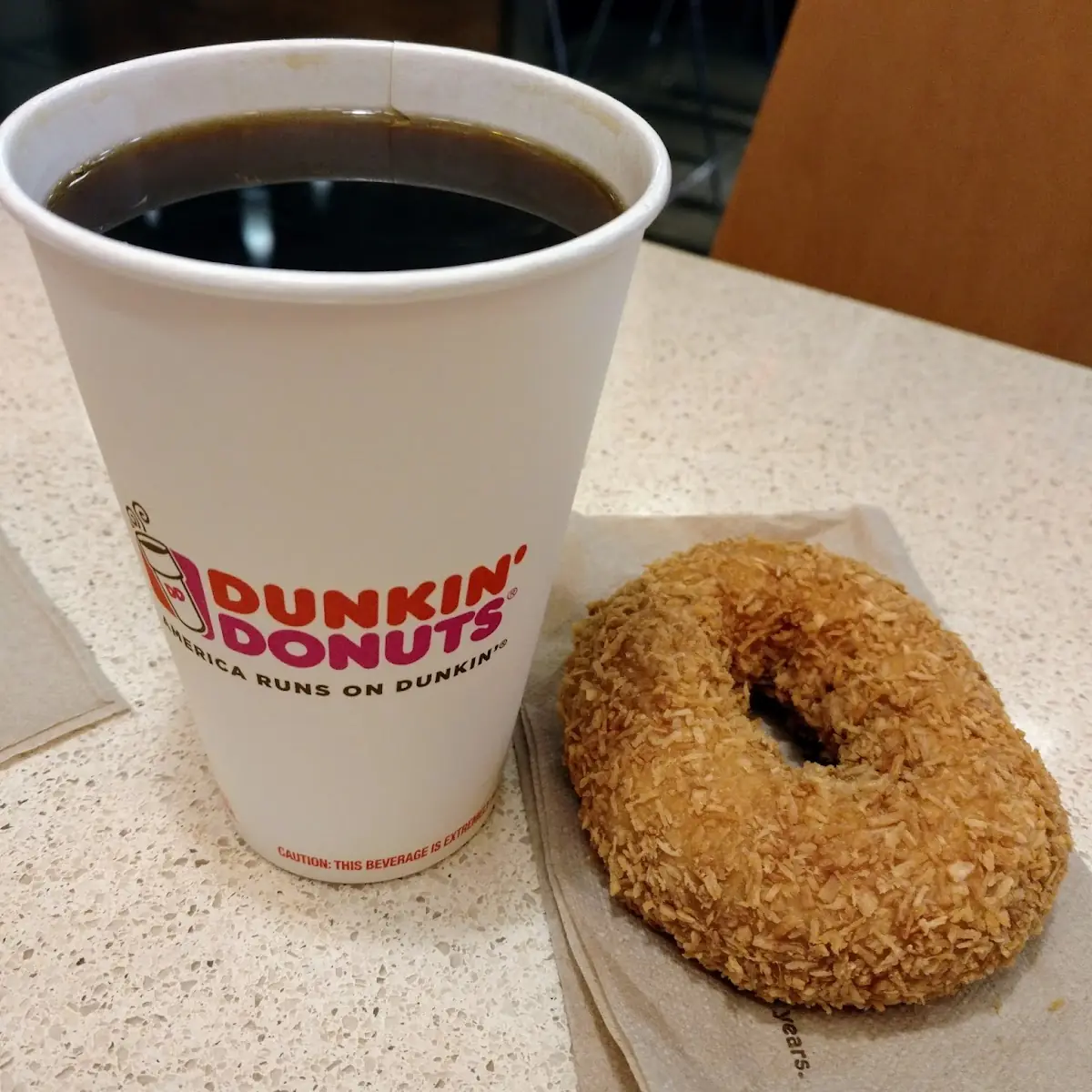 Coffee and Coconut Donut