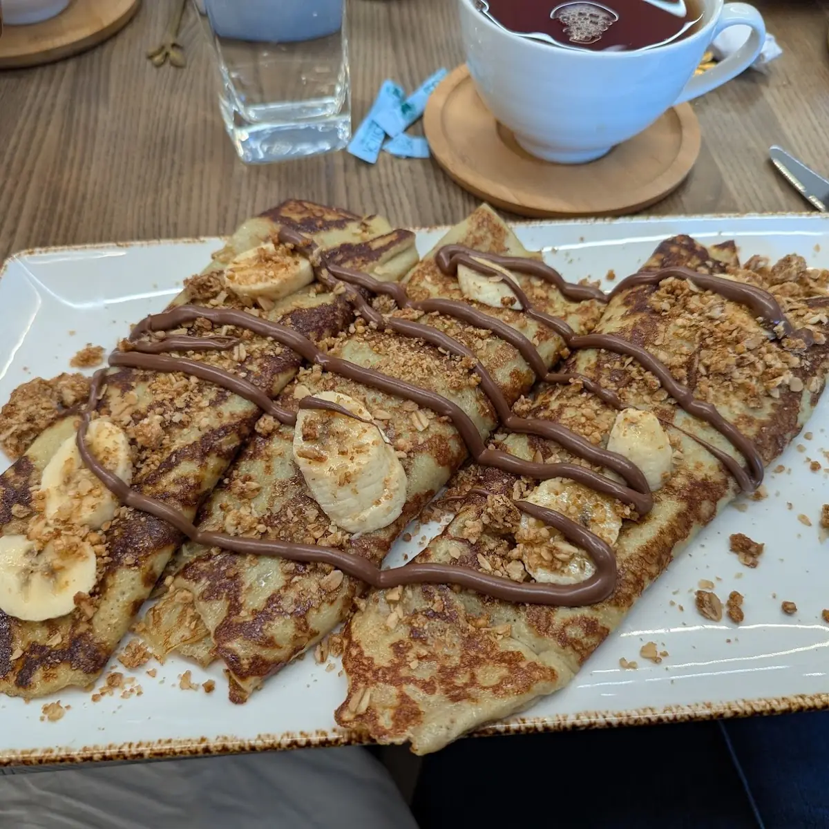 Banana Nutella Crepes