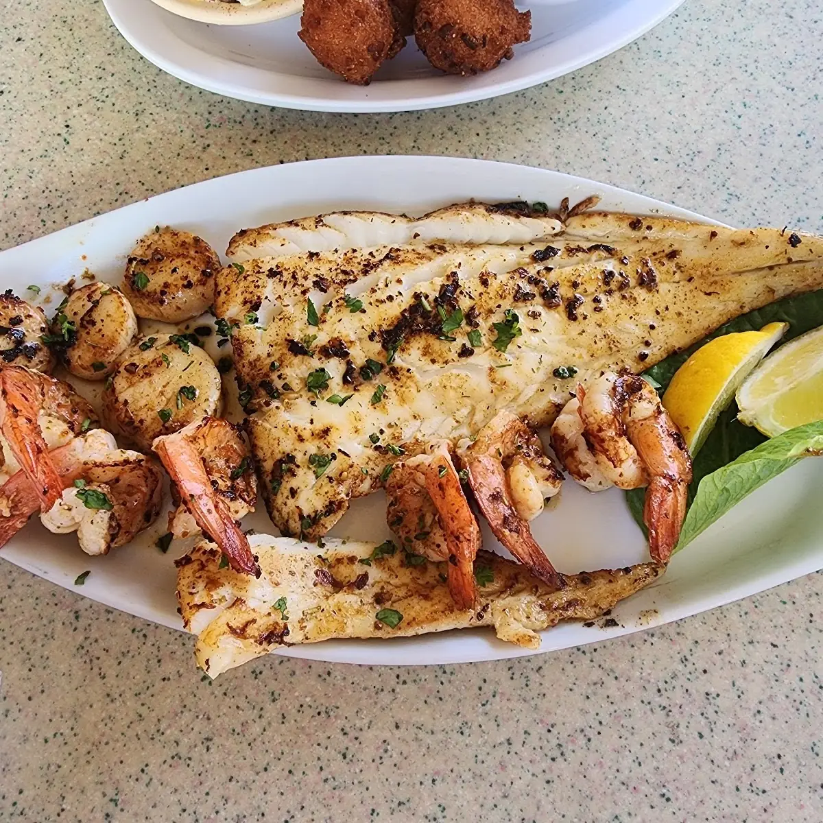 Combo of Fish Shrimp & Scallops