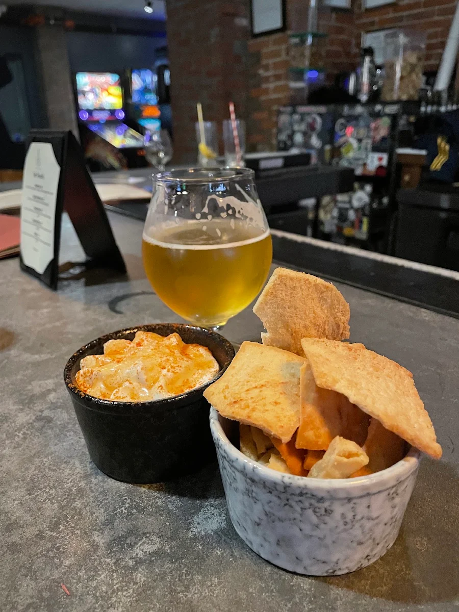 Whipped Feta with Pita Chips