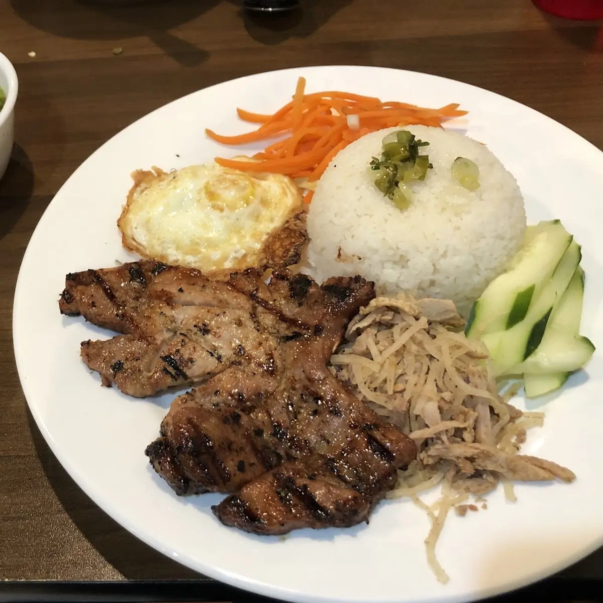 Grilled Pork with Steamed Rice