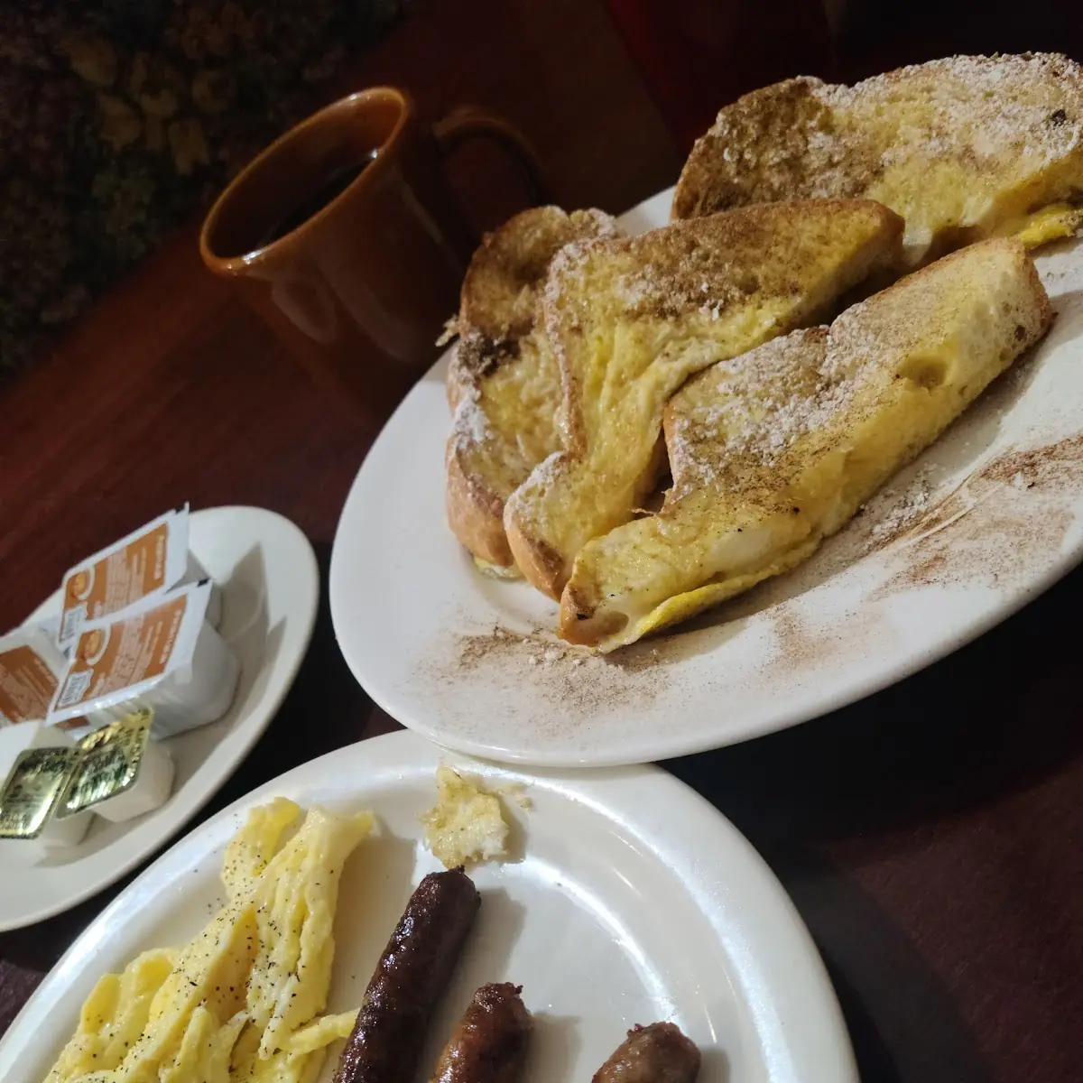 French Toast Combo with Scrambled Eggs