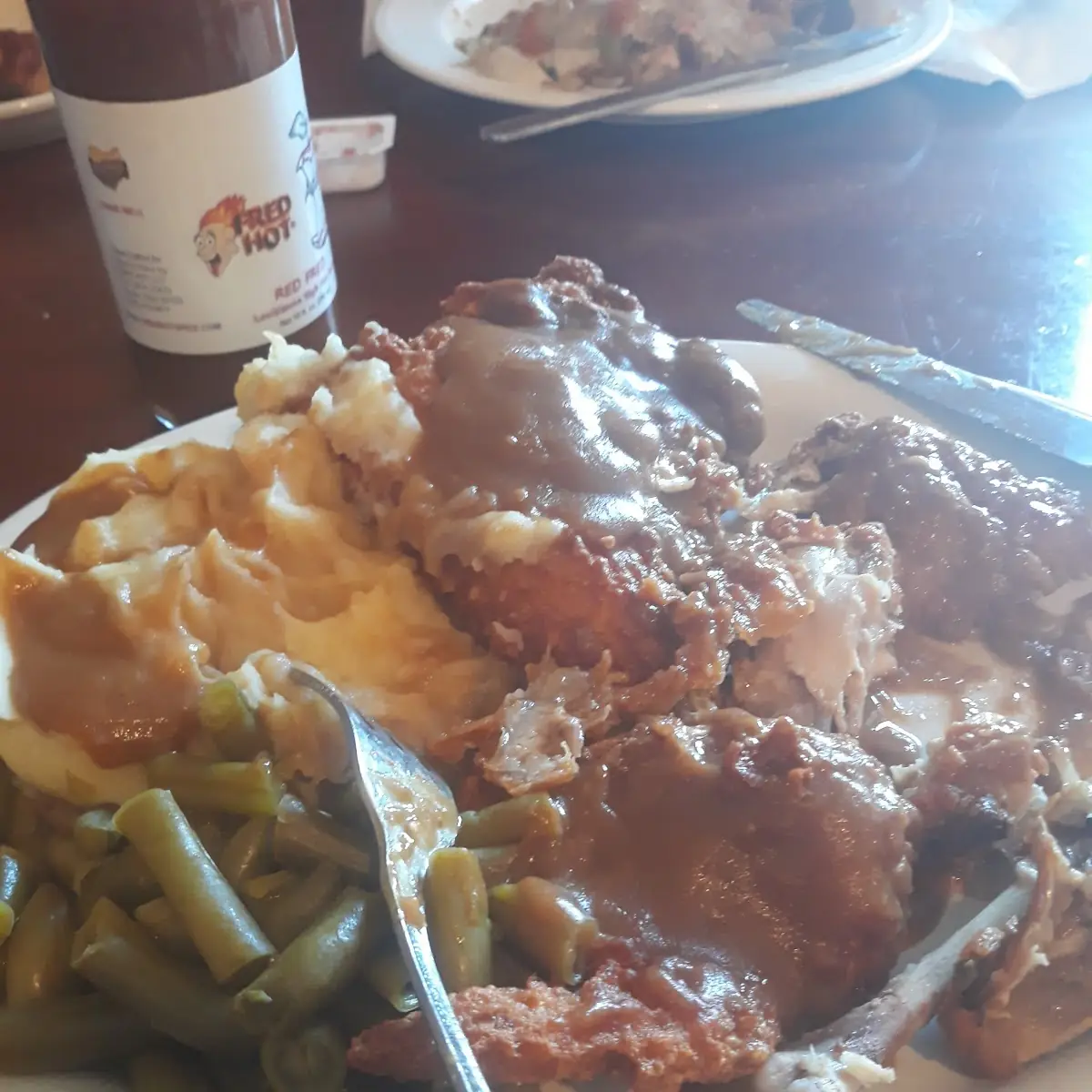 Smothered Chicken and Mashed Potatoes