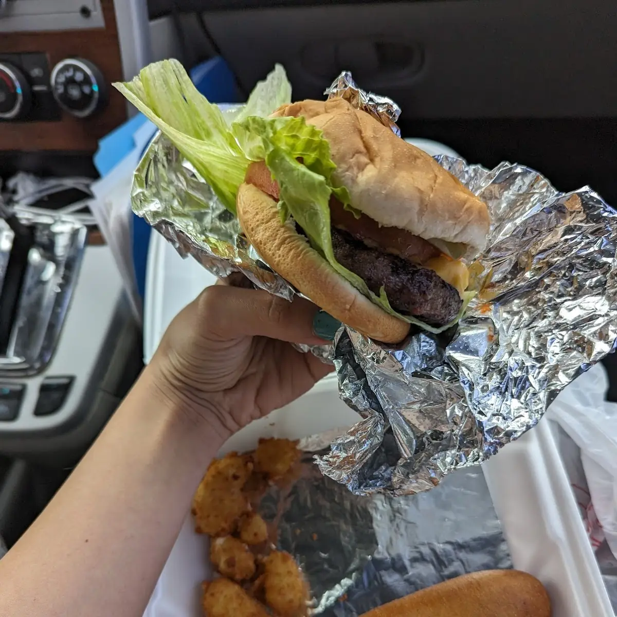 Cheese Curds and Corn Dog