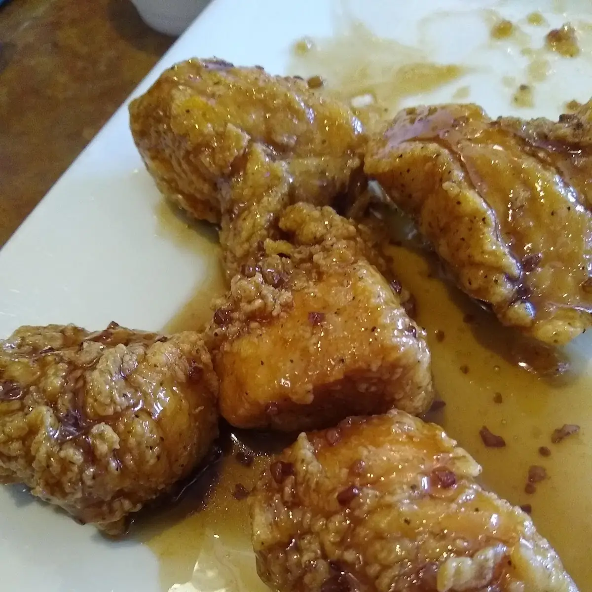 Honey Garlic Boneless Wings