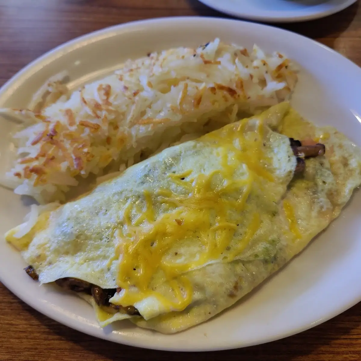 Ham Onion Cheese Omelet