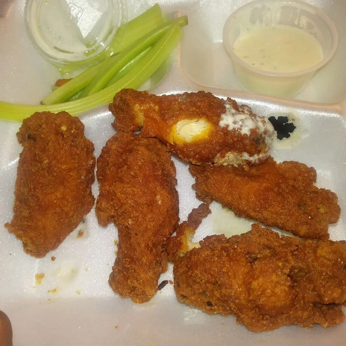 Burnt Chicken Wings
