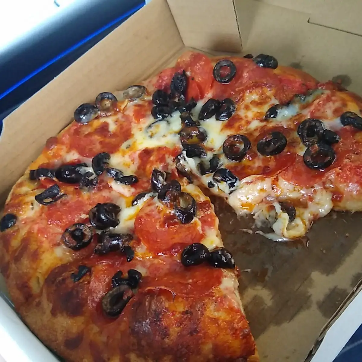 Pepperoni Pizza Olives