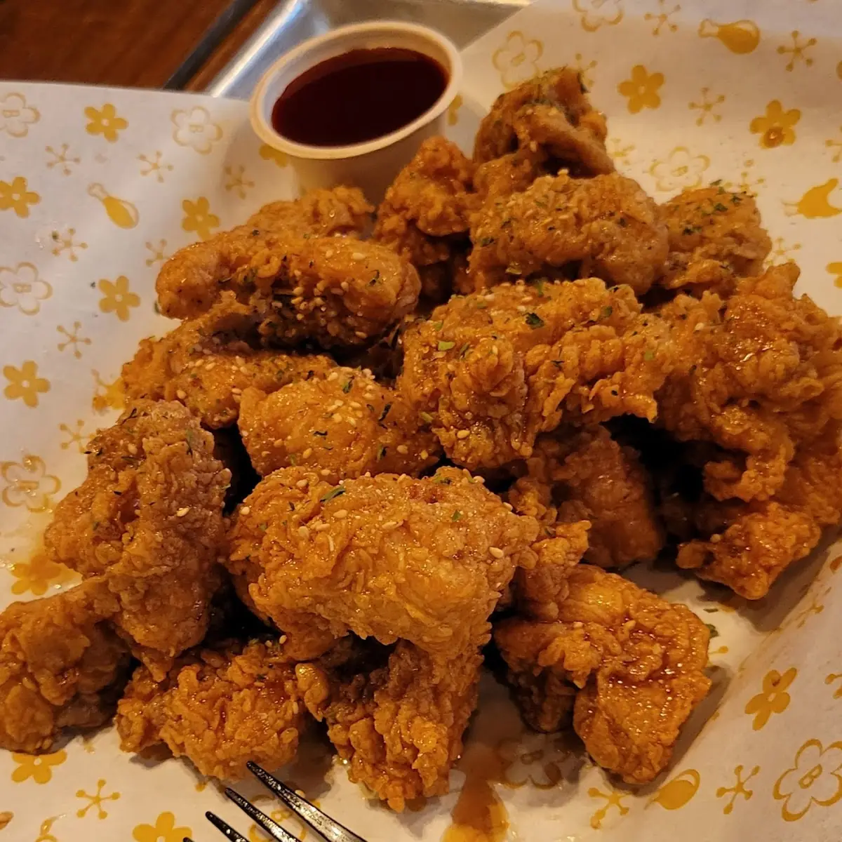 Boneless Chicken with Soy Garlic