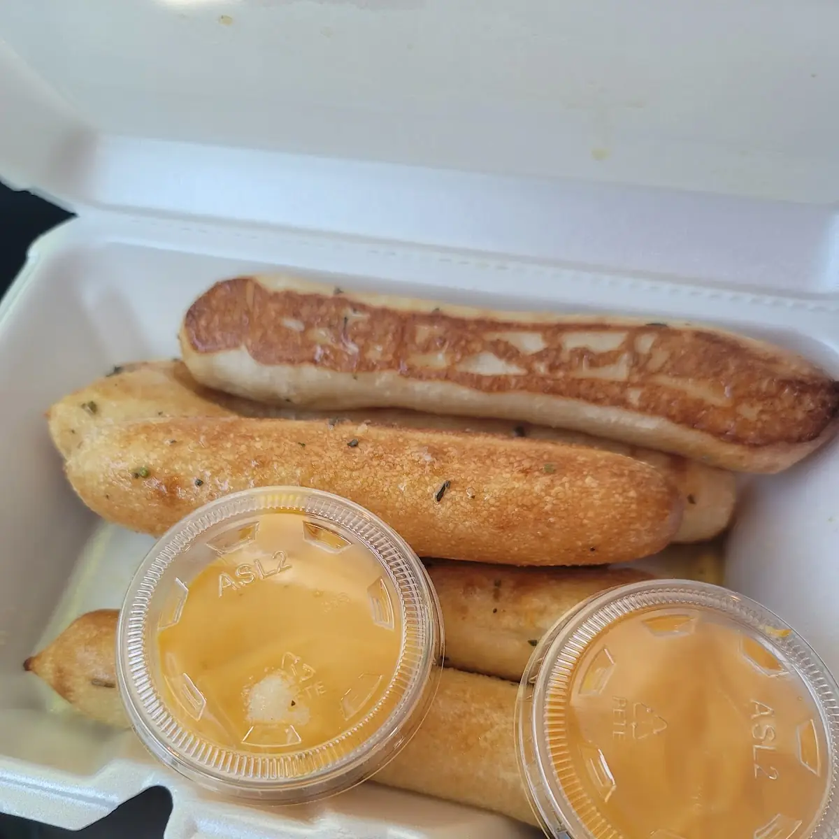 Breadsticks with Nacho Cheese