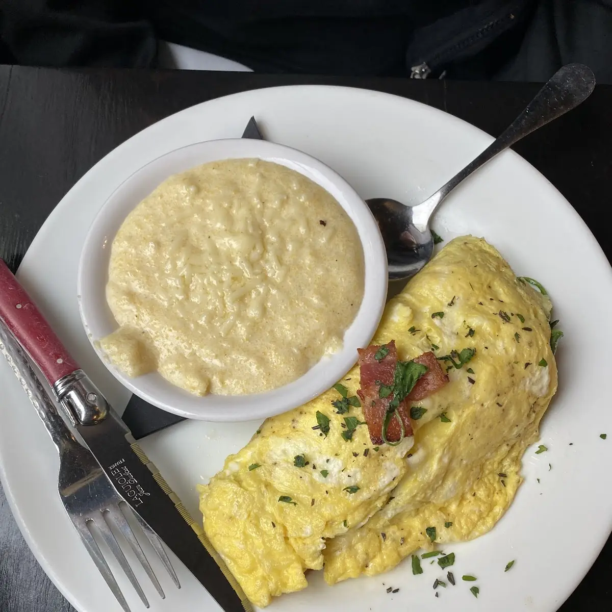 New York Steak Grits & Egg