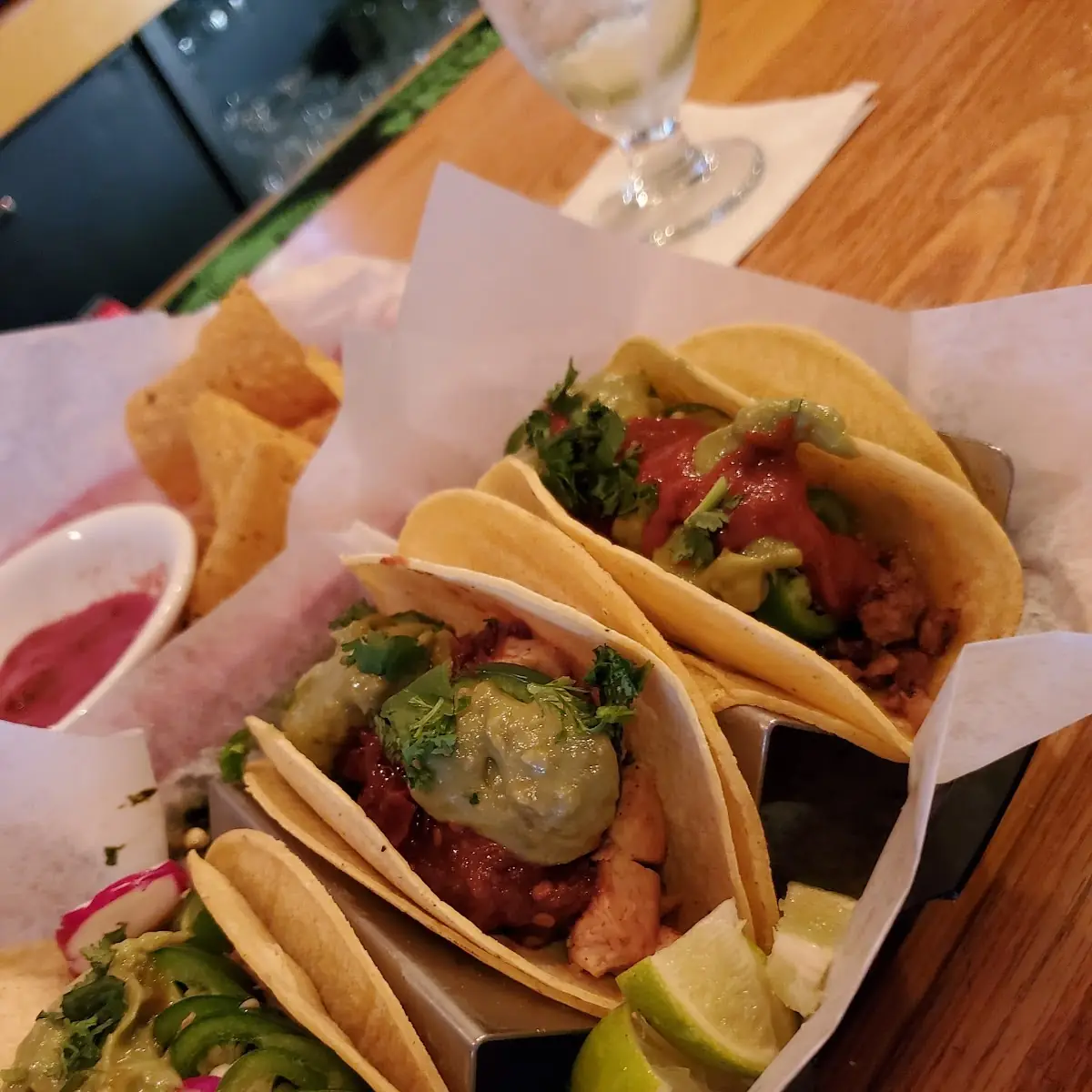 Taco Trio with Toppings Bar