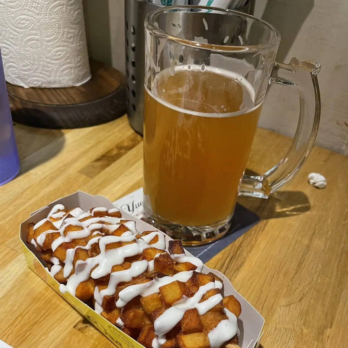 Corn Dog Potato Half and Half