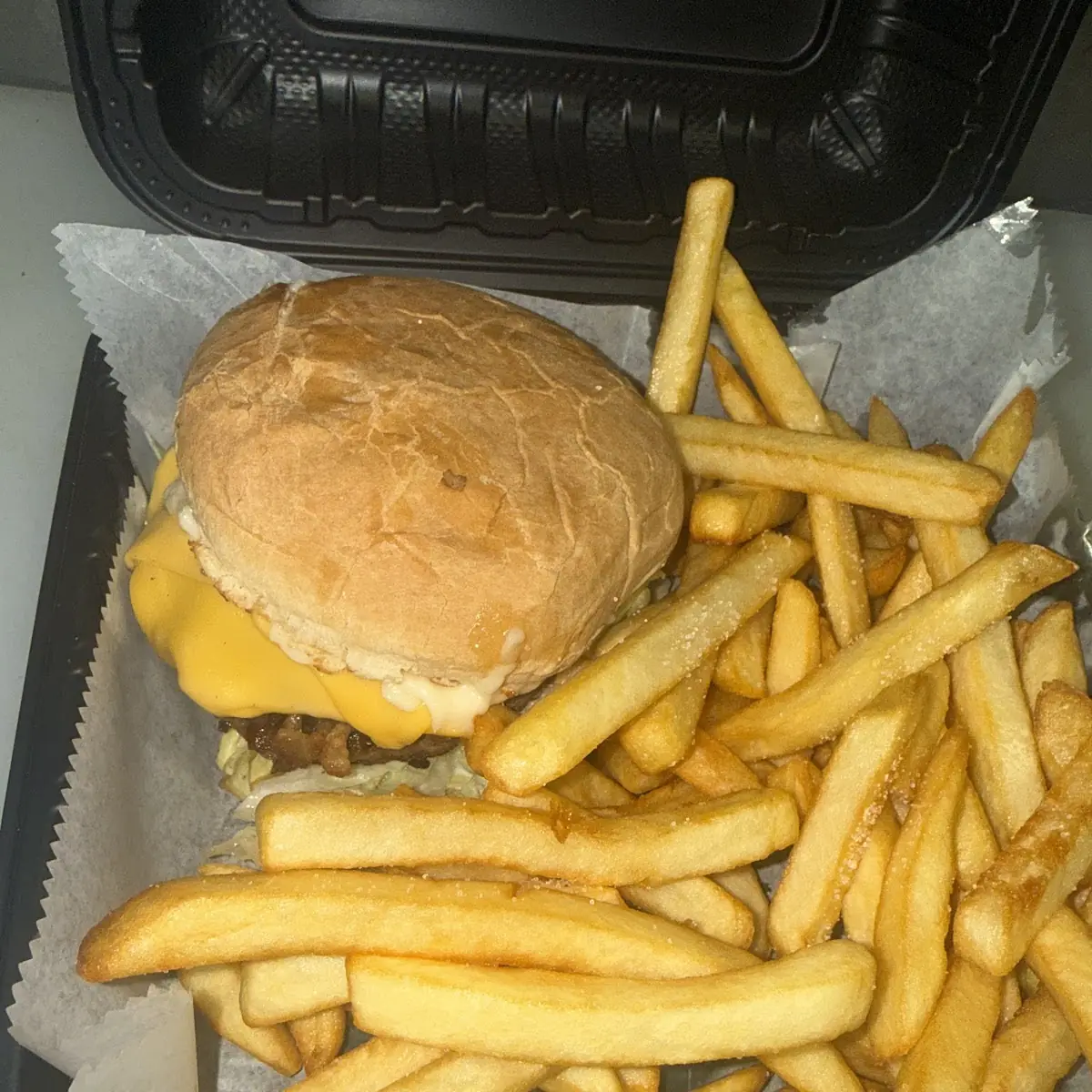 Kid's Cheese Burger & Fries