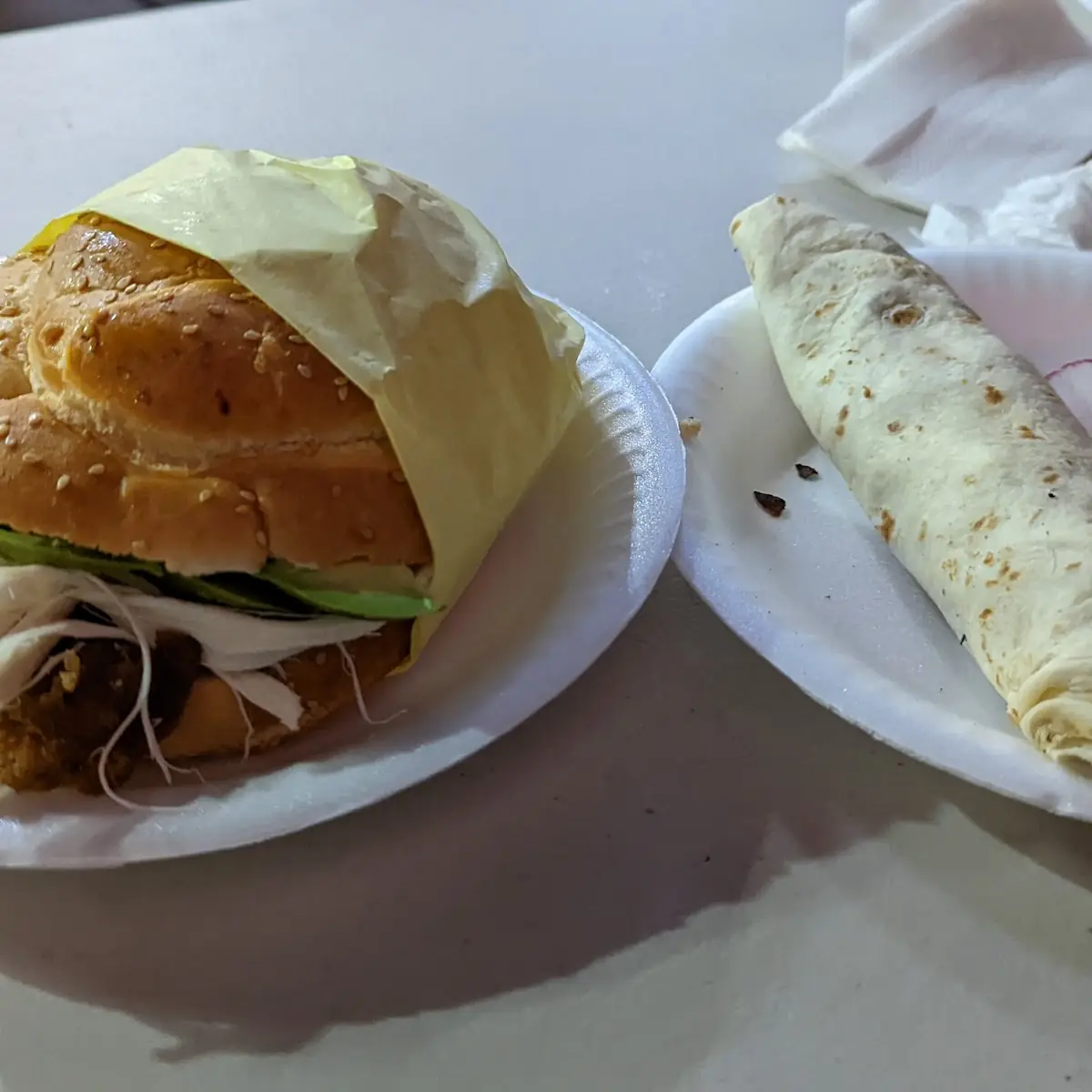 Cemita Poblana Y Taco Arabe