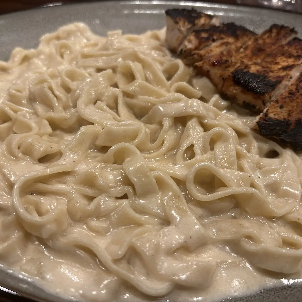 Fettuccine Alfredo with Chicken