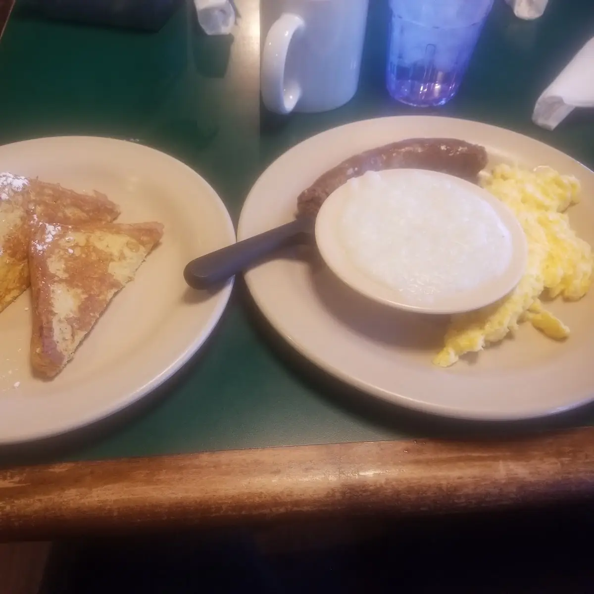 French Toast Scrambled Eggs with Cheese