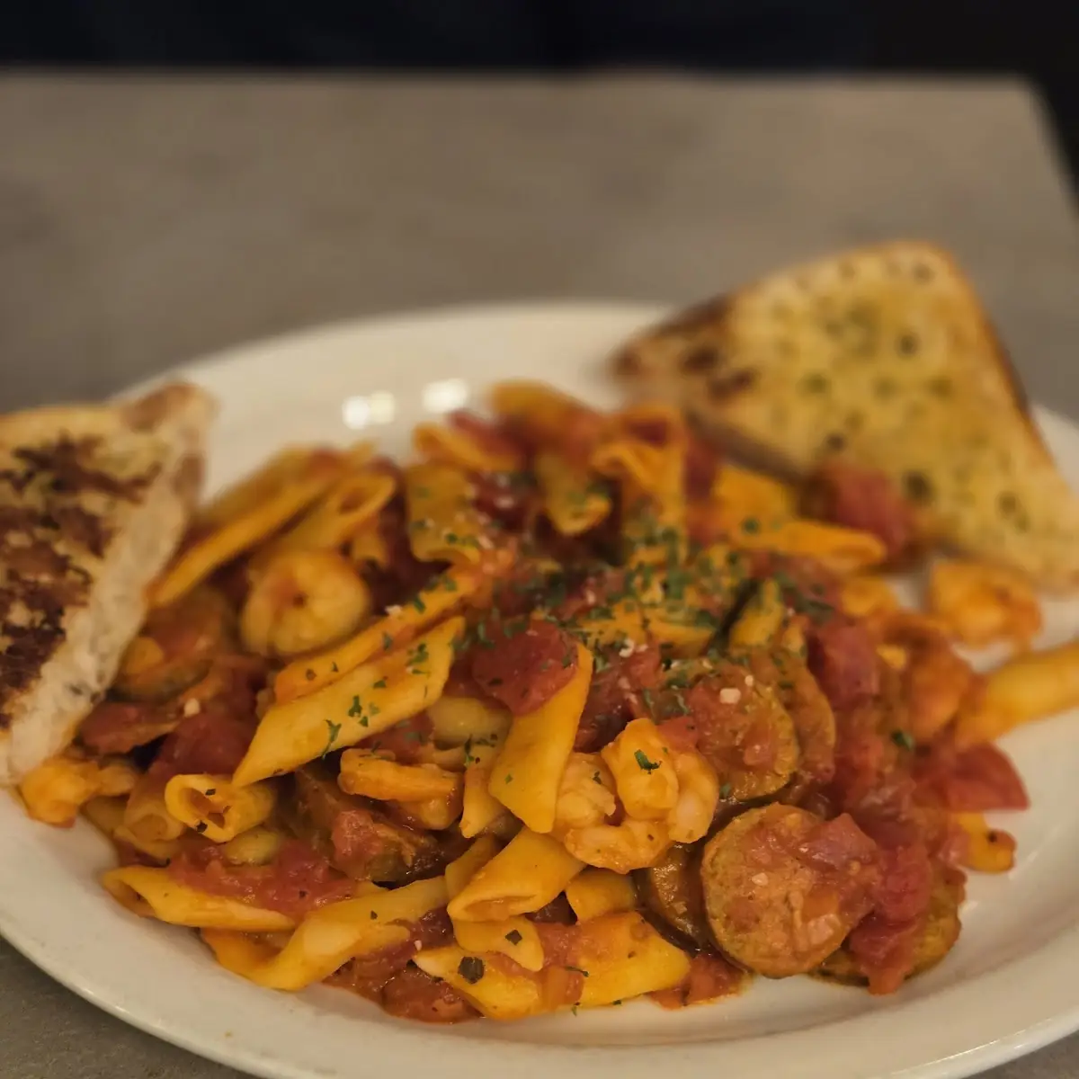 Chicken Shrimp Carbonara