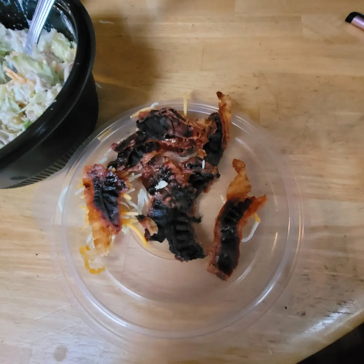 Bacon That Was Put on My Salad from Subway